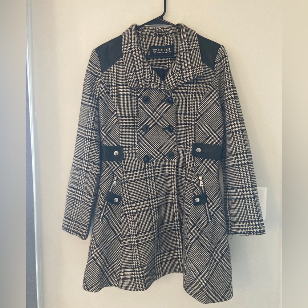 Black & White Dress Coat
